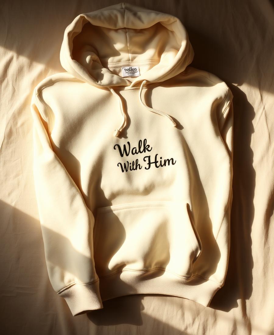 Walk With Him Hoodie